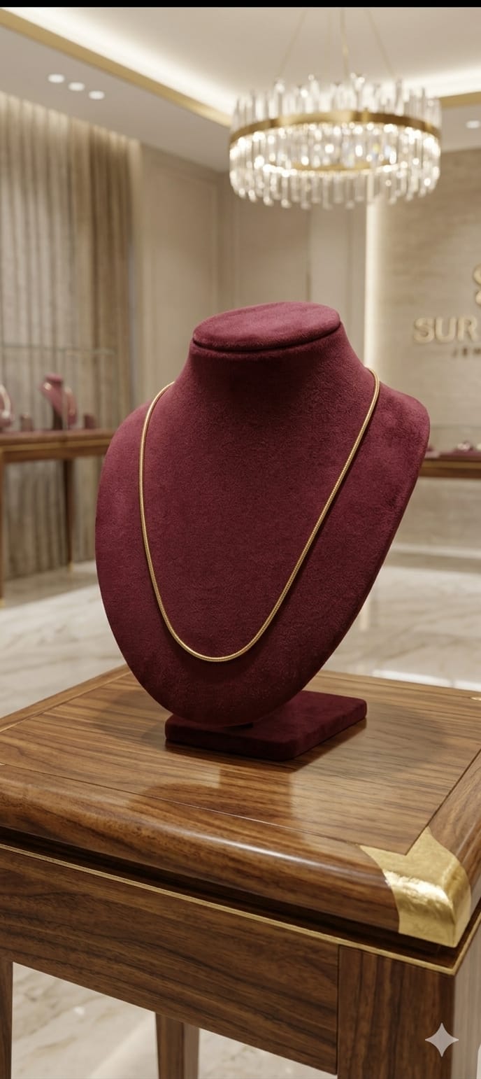 Elegant Gold Snake Chain
