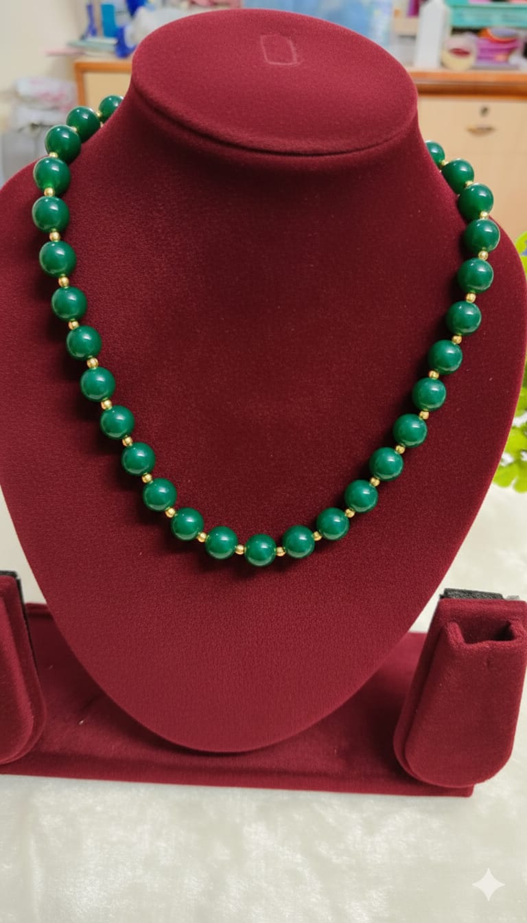 Emerald Grace Beaded Mala