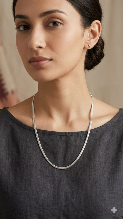 Classic Silver Snake Chain