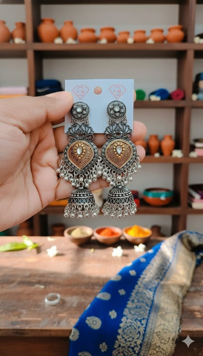 Oxidized Earrings