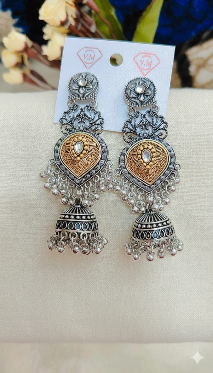 Oxidized Earrings