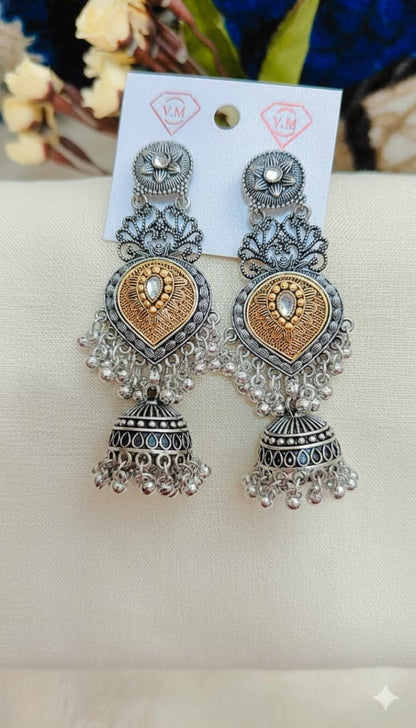 Oxidized Earrings