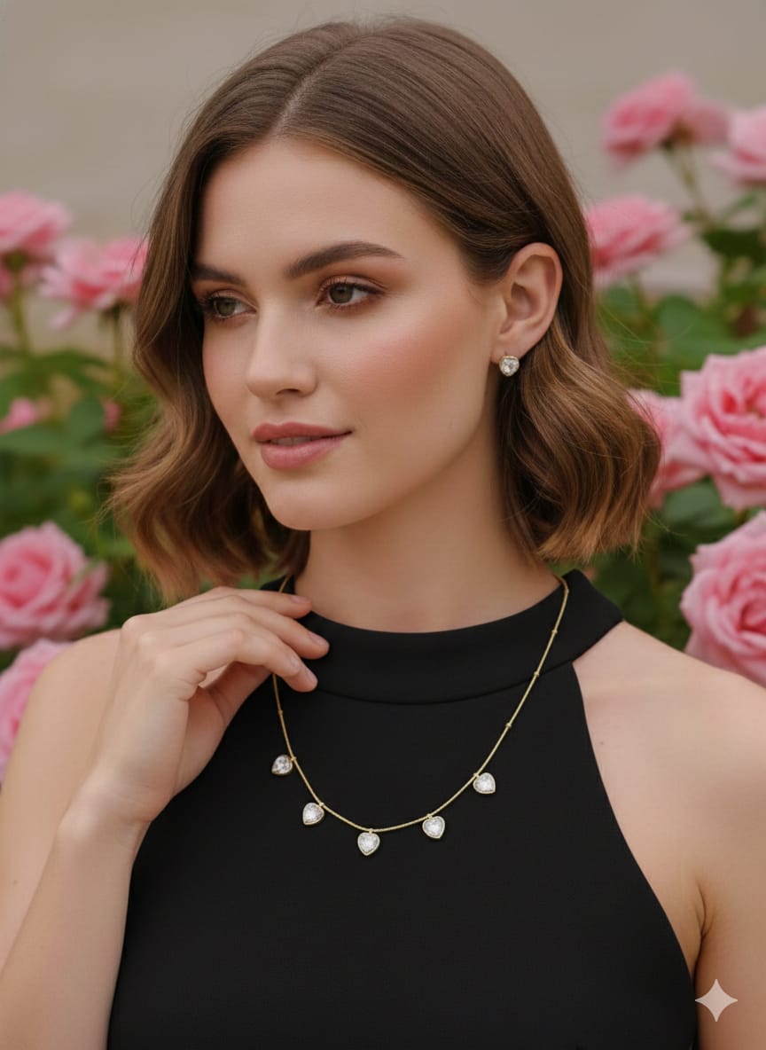 Antitarnish Diamond Necklace