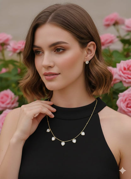 Antitarnish Diamond Necklace