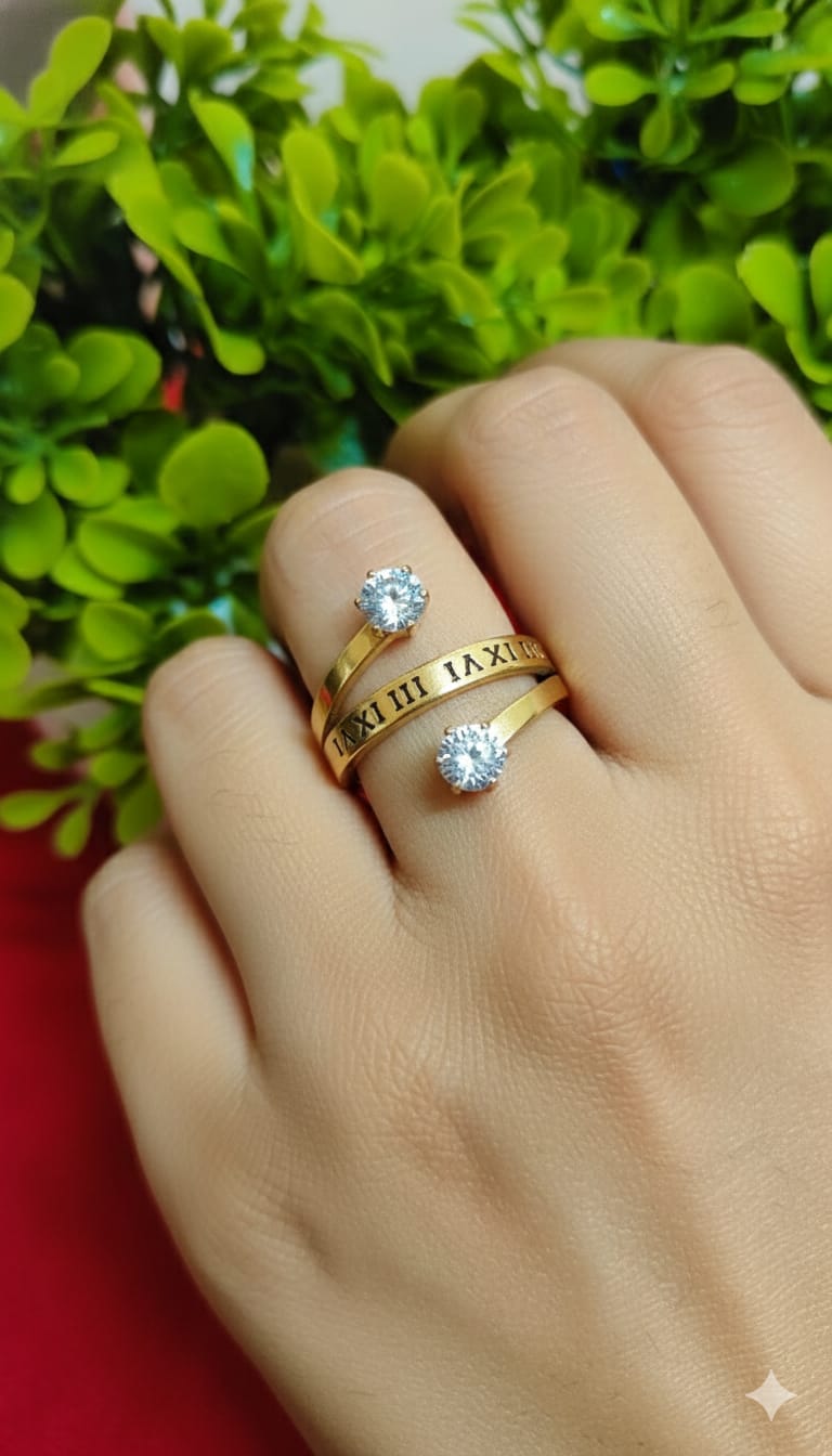 Gold Open Band Ring
