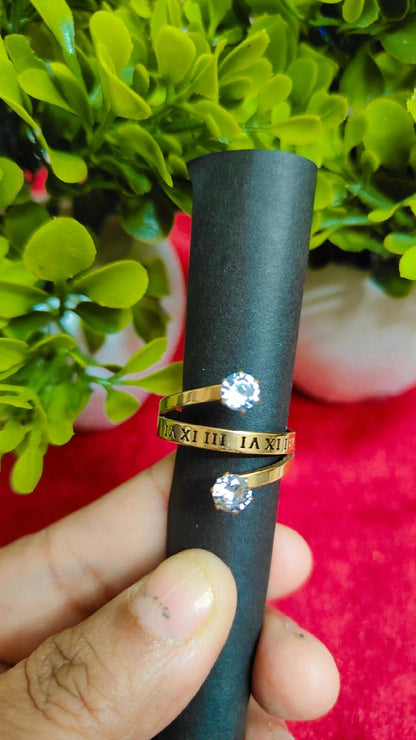 Gold Open Band Ring