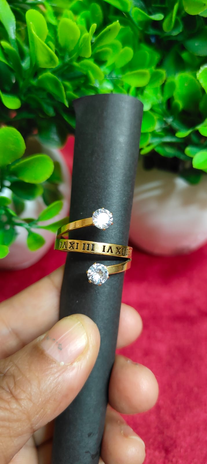 Gold Open Band Ring