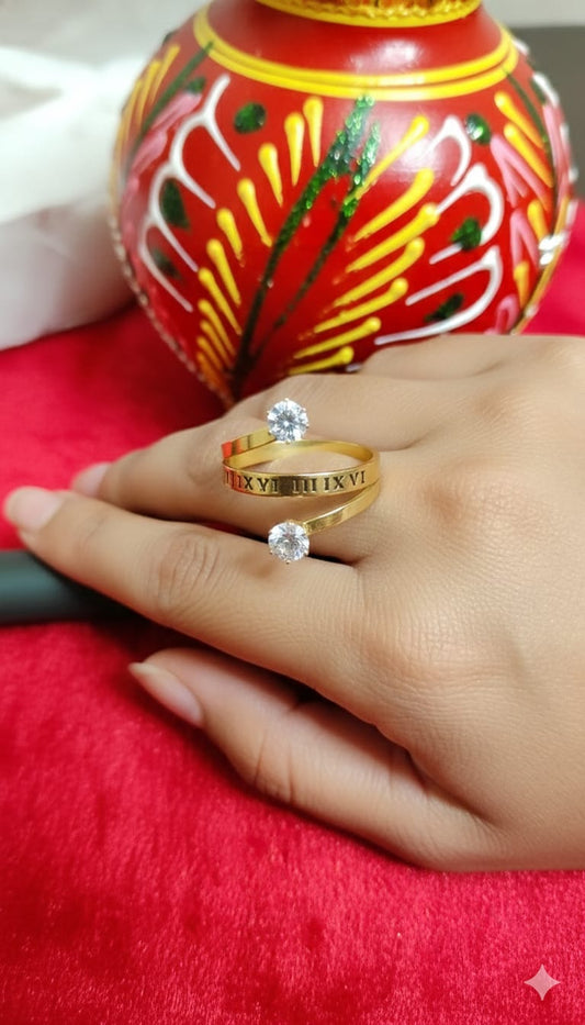 Gold Open Band Ring