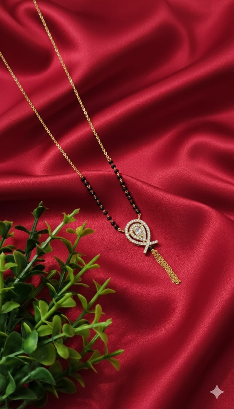 Elegant Drop Pendant Mangalsutra