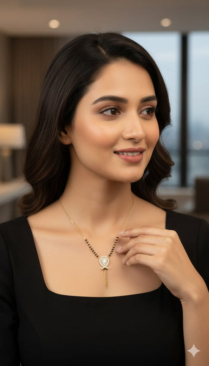 Elegant Drop Pendant Mangalsutra