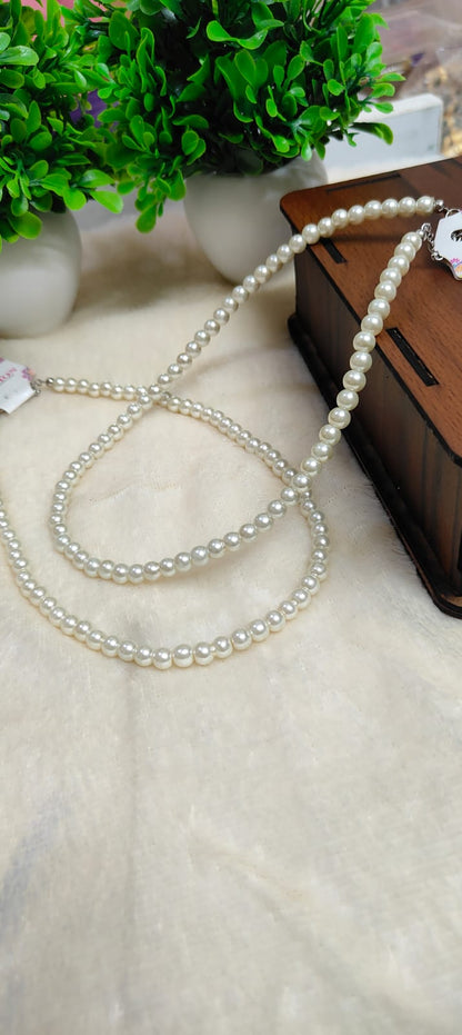 Classic Pearl Mala Necklace