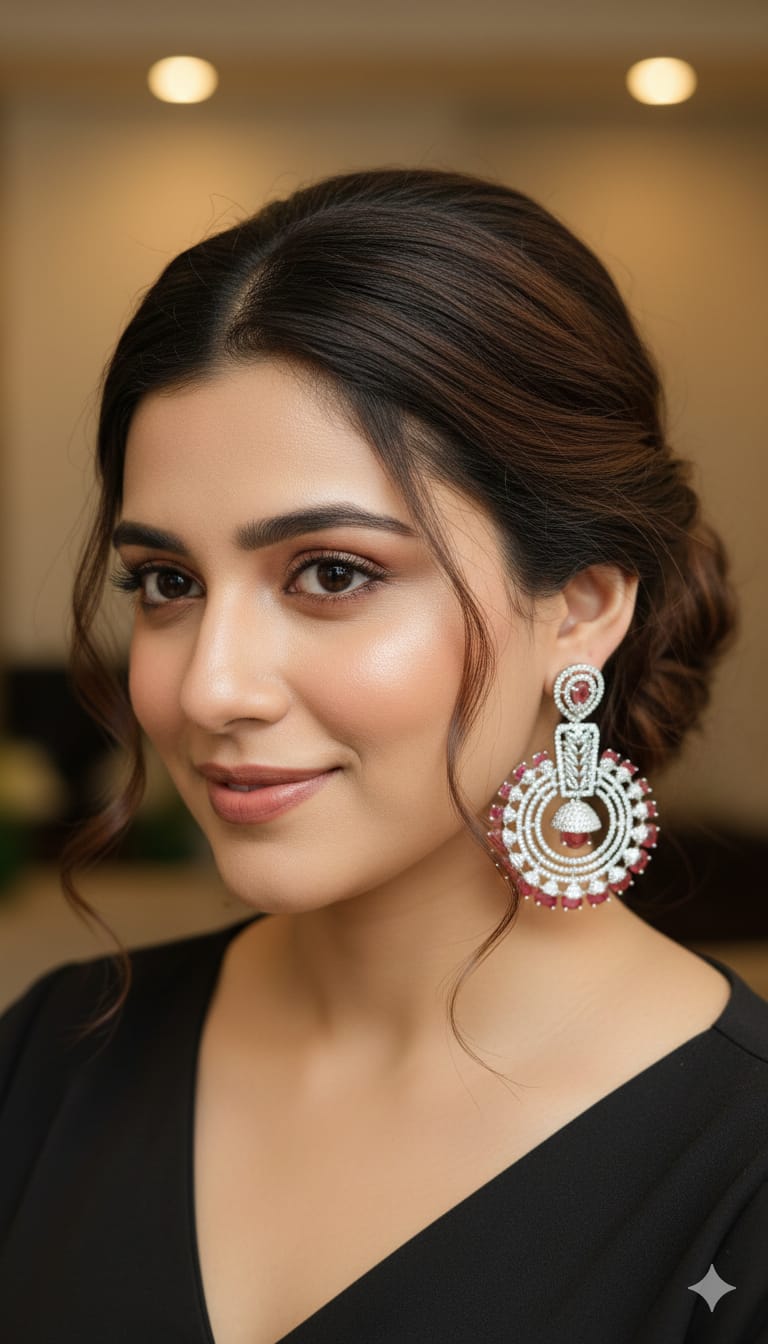 Elegant Circle Cascade Earrings