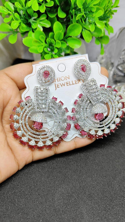 Elegant Circle Cascade Earrings