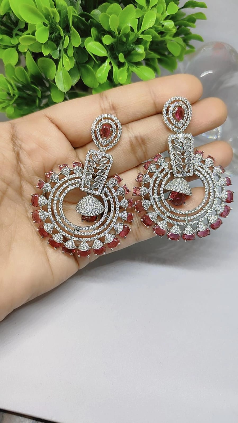 Elegant Circle Cascade Earrings