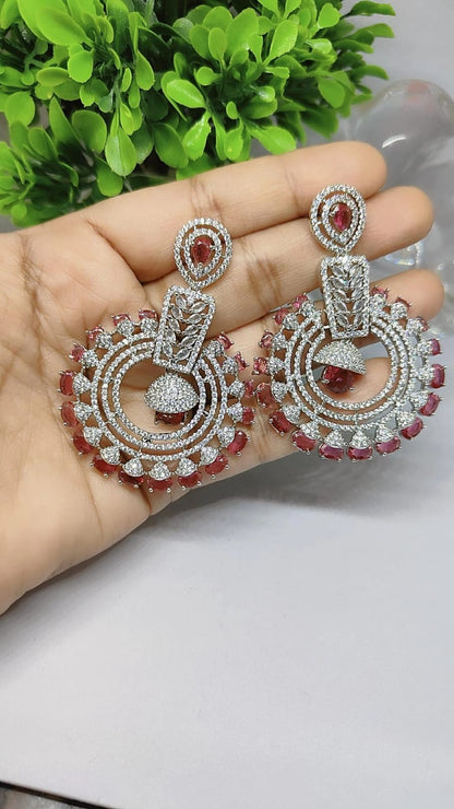 Elegant Circle Cascade Earrings