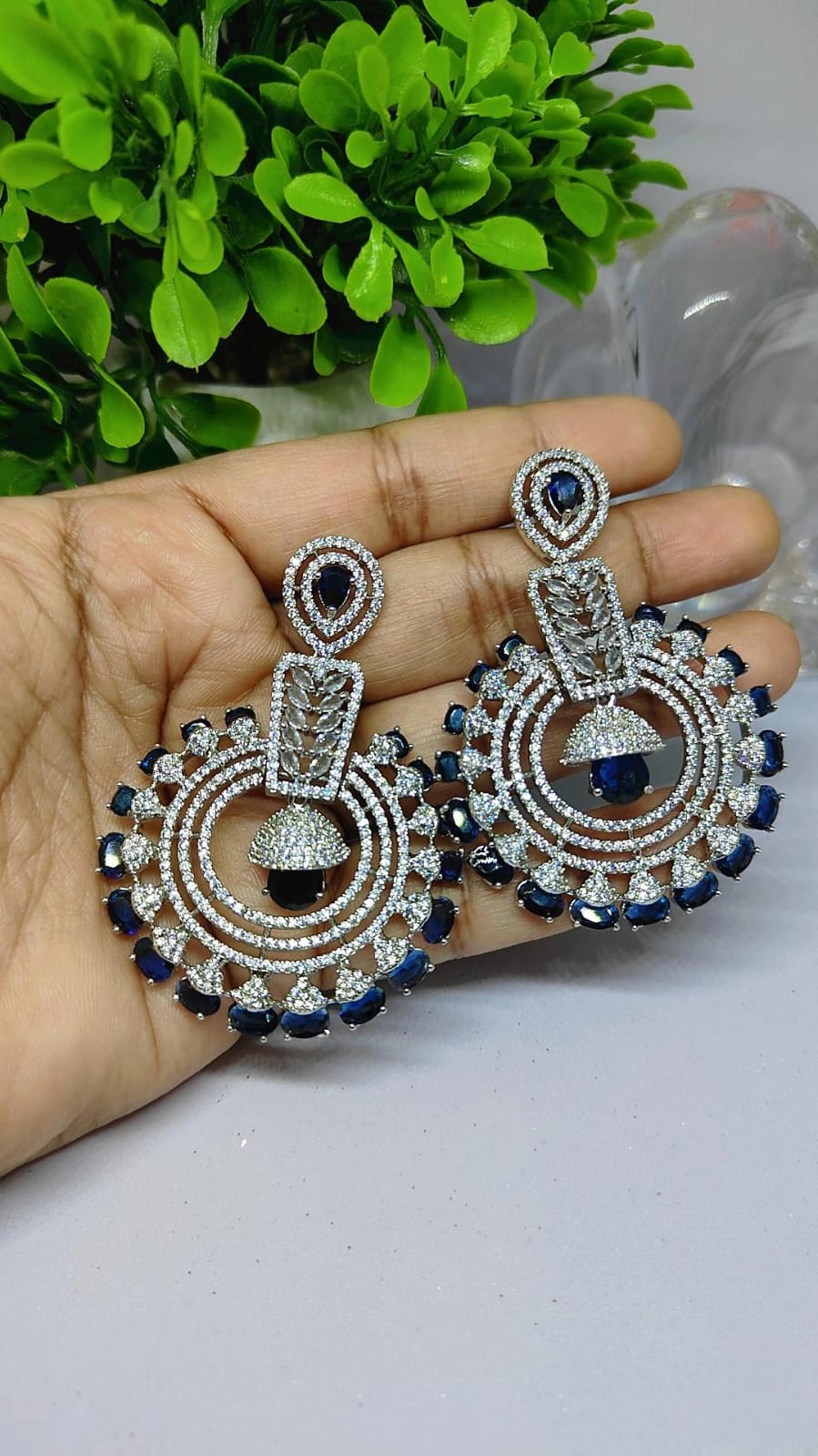 Elegant Circle Cascade Earrings