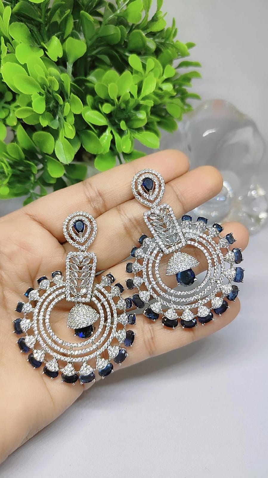 Elegant Circle Cascade Earrings