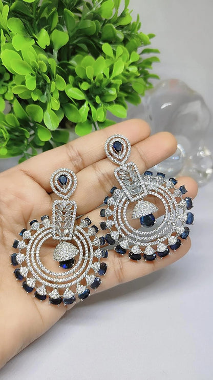Elegant Circle Cascade Earrings