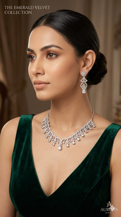 Midnight Sapphire Elegance Necklace Set