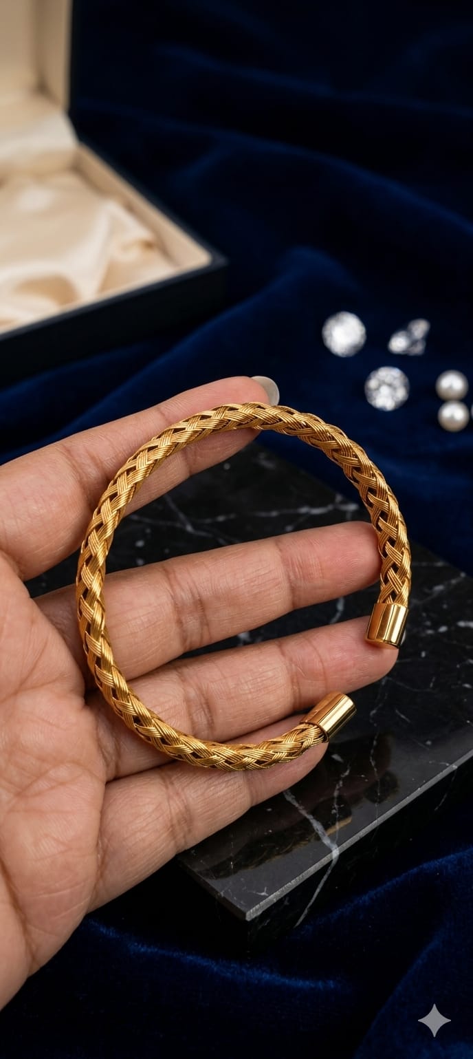 Golden Weave Luxe Bracelet