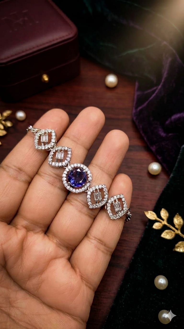 Royal Amethyst Sparkle Bracelet