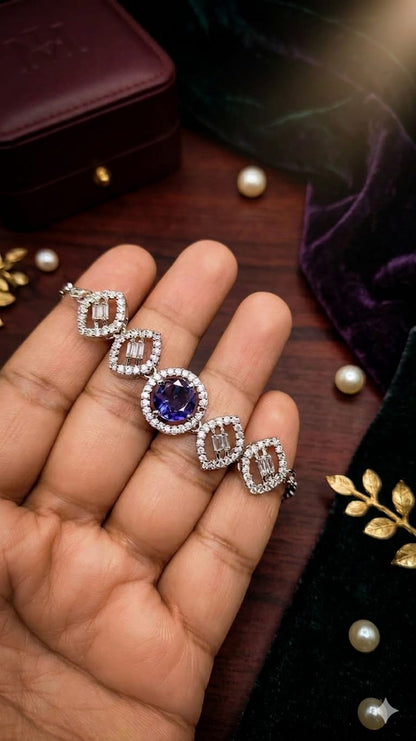 Royal Amethyst Sparkle Bracelet