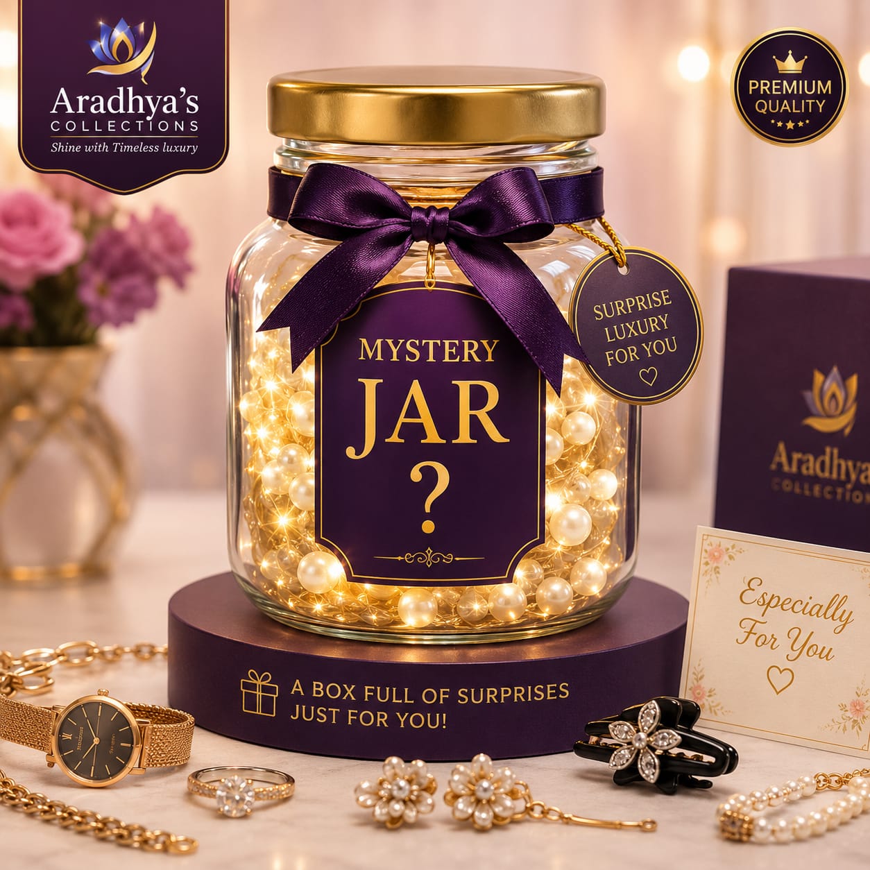 🌟 Mystery Jar ₹2599 – The Ultimate Luxury Surprise Box! 👑💎🎁