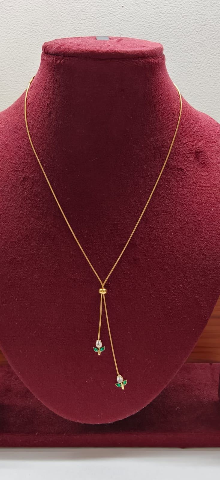Tulip Adjustable Minimal Necklace