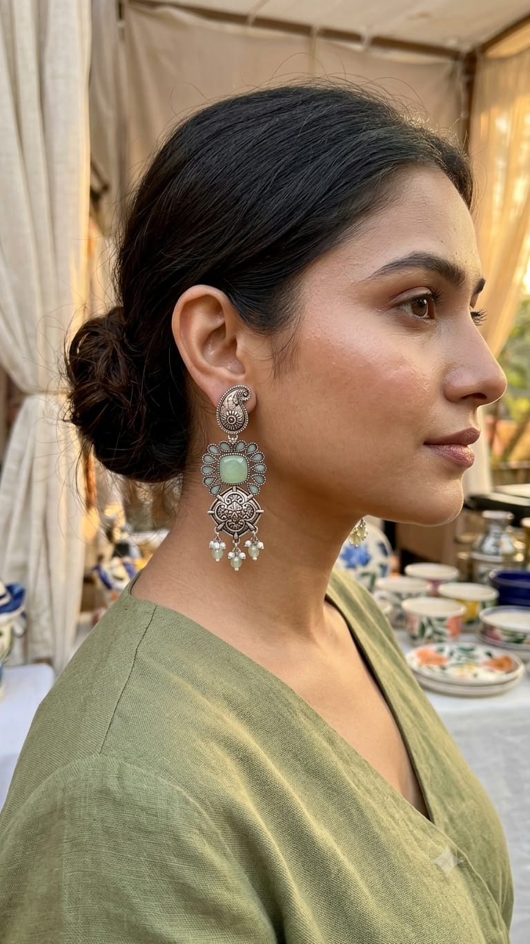 German-Silver Earrings